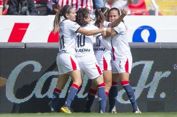 Chivas Femenil tiene gran supremacía sobre Atlas, pues de los 5 encuentros que han disputado, las rojiblancas se han llevado el triunfo en 4 ocasiones.