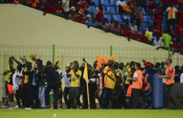 Incidentes en el partido Guinea Ecuatorial-Ghana