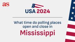 What time do polling places close in Mississippi? MS state closing times in the US Election 2024