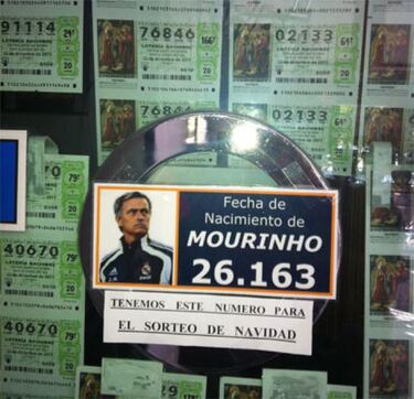 26.163, número mourinhista para el sorteo de Navidad