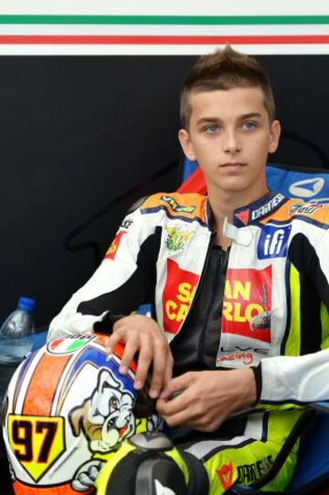 Luca Marini, hermano de Valentino Rossi.