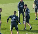 ¿Es esta falta de intensidad de Isco en los rondos la que hace que Solari no cuente con él?