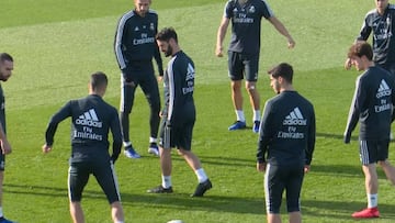 Isco: Real Madrid midfielder takes it very easy in training drill