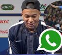 Mbappé habla del choque Neymar-Cavani y del Whatsapp