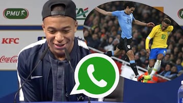 Mbappé habla del incidente de Neymar y Cavani y de su chat en Whatsapp con vídeo incluido