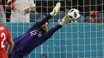 El portero de la U tiene un par de amistosos defendiendo a la Roja. Estuvo en Miami, contra Perú, en 2018.