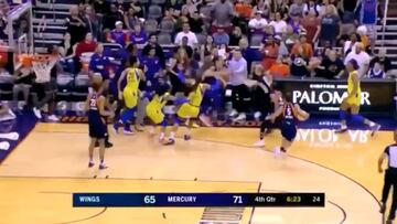 Una fuerte pelea en el baloncesto femenino de EEUU termina con seis expulsadas