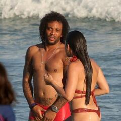 Marcelo disfruta en la playa de Río de Janeiro con su familia