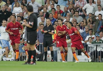 Celta celebrate at the Bernabéu.