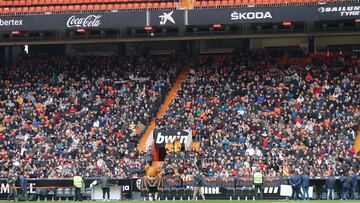Último entrenamiento del Valencia a puertas abiertas.