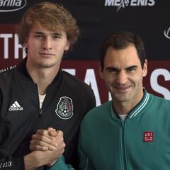 Federer y Zverev, listos para romper récord en la Plaza México