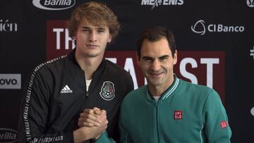 Federer y Zverev, listos para romper récord en la Plaza México