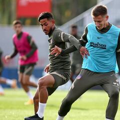 El Atlético cierra la semana bajo mínimos: Hermoso, al margen