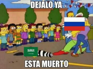 Los mejores memes del día inaugural de Rusia 2018