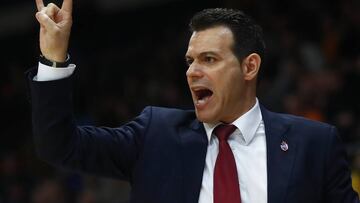 Dimitris Itoudis, entrenador griego del CSKA Moscú.