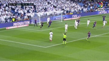 El pase de 80 metros de Luca Zidane que sorprendió al Bernabéu