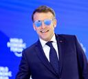 ¿Por qué Macron ha aparecido en Davos con unas gafas a lo ‘Top Gun’?