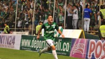 Rafael-Santos Borré jugará la Libertadores 2016 con Deportivo Cali.