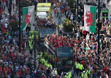 Las imágenes de Gareth Bale y la selección de Gales en Cardiff