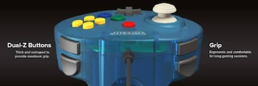 Retro-Bit anuncia un mando tributo a Nintendo 64 compatible con Switch