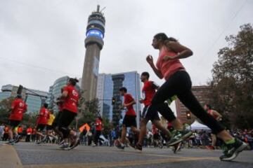 El Maratón de Santiago en imágenes
