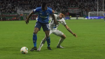 Once Caldas - Millonarios en la Liga BetPlay