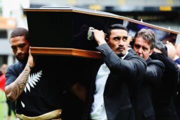 Funeral de la leyenda de los All Blacks Jonah Lomu.