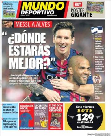 Portadas de la prensa deportiva