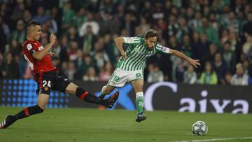 Canales, ante el Mallorca. 