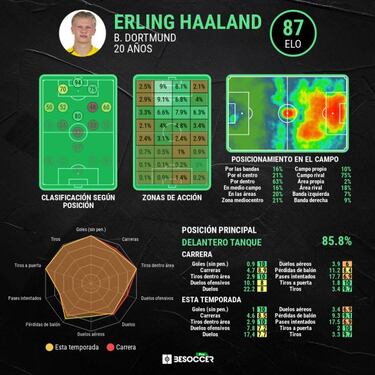 Haaland, seg¨²n lo previsto