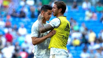 James sale por molestias y Ramos elogia su rendimiento