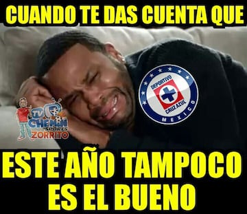 Cruz Azul continúa alimentando los memes con su derrota