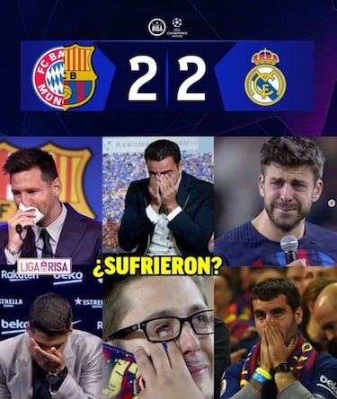 Los memes más graciosos del Bayern-Real Madrid