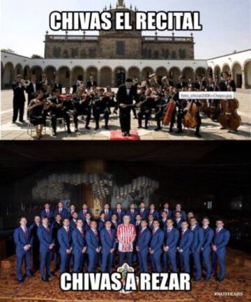 Los memes de la foto oficial de Chivas en la Basílica