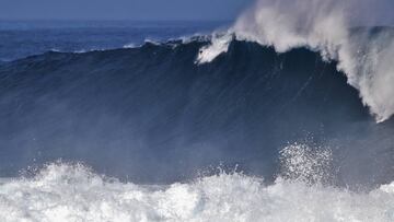 Ahmed Erraji, Bodysurf en La Santa (Lanzarote).