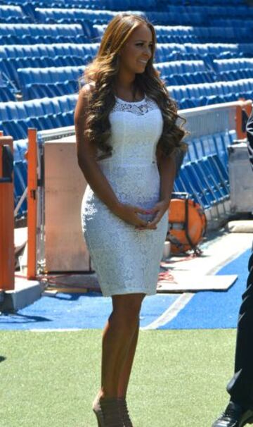 La guapa esposa de Navas acompaña al guardameta a los entrenamientos.