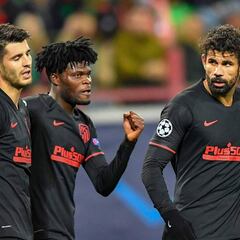 El Atlético repetirá su tridente ofensivo contra el Valladolid