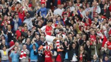 Alexis Sánchez le entrgó la ventaja parcial a los Gunners.
