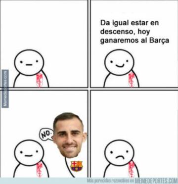 Paco Alcácer y su gol protagonistas de los memes del Granada-Barcelona