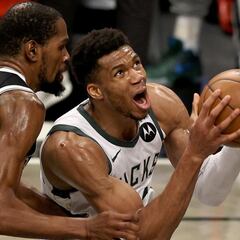 Giannis insists job not done for Bucks as 'insane' Durant comes up just short