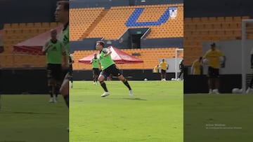 El golazo de Eugenio Pizzuto en el entrenamiento de Tigres