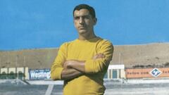 Gilberto I, leyenda de la UD Las Palmas. 