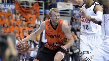 Daniel Clark durante su primera etapa en el Fuenlabrada.