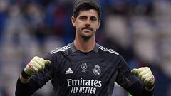 Courtois, en el Cl&aacute;sico de Riad.