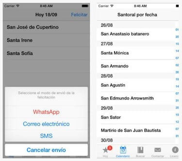 Cómo recordar y felicitar el santo a través del móvil