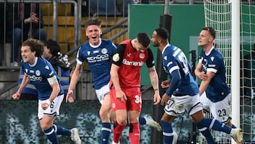 El Arminia elimina al Bayer Leverkusen de la Pokal.