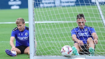 Pablo Ibáñez junto a Unai García en Tajonar.