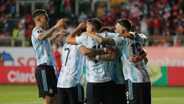 Argentina ganó en Chile sin Messi y Scaloni en la delegación