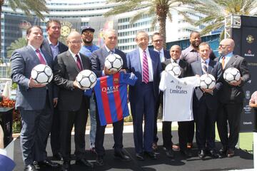 Las mejores imágenes del espectacular lanzamiento de "El Clásico" en Miami