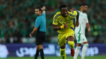 Jhon Jáder Durán anota su tercer gol en Al Nassr